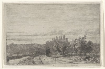 Vue de la Schenkweg depuis le Dôme - Jan Weissenbruch