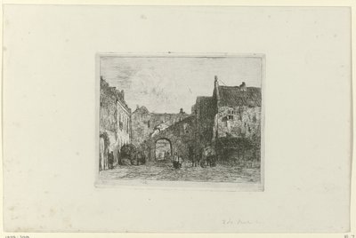 Vue sur le Binnenhof - Jan Weissenbruch