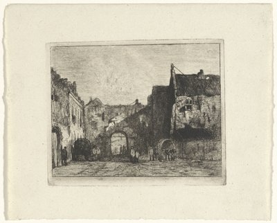 Vue du Binnenhof - Jan Weissenbruch