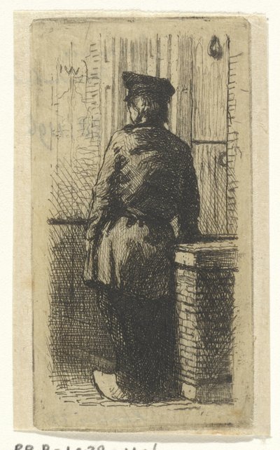 Jeune homme avec des sabots - Jan Weissenbruch