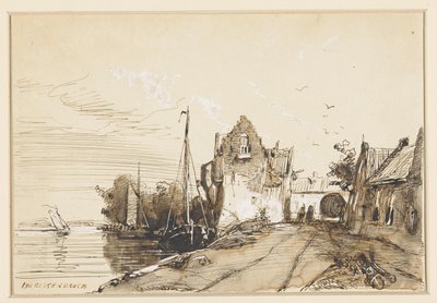 Petite ville au bord d
