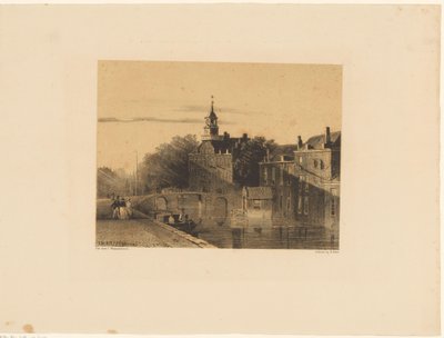 Vue de la ville avec canal - Jan Weissenbruch