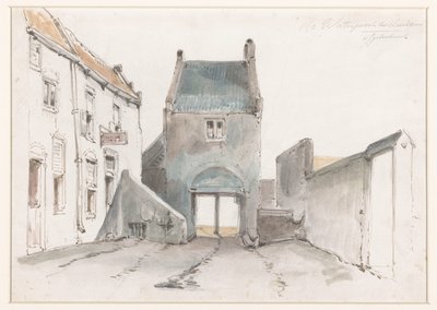 Porte de quai à Leerdam - Jan Weissenbruch