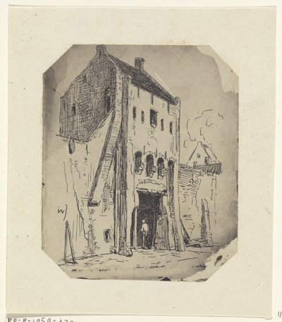 Porte de quai à Leerdam - Jan Weissenbruch