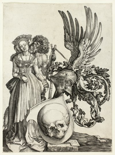Armoiries avec un crâne - Jan Wierix