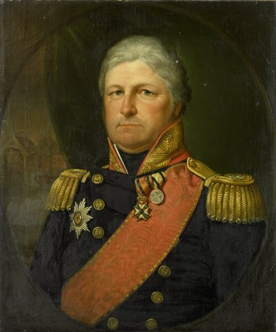 Portrait du contre-amiral Job Seaburne May - Jan Willem May