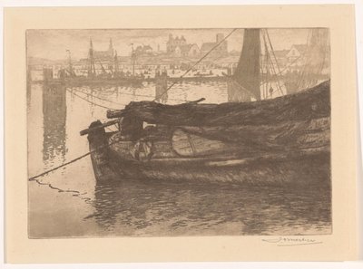 Port de Scheveningen - Jan Willem Nortier (signed by artist)