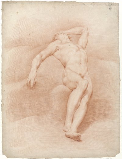 Homme nu allongé sur le dos - Jan Willem Pieneman