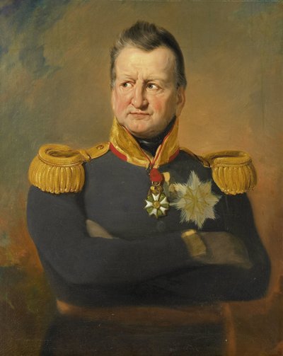 Portrait du Baron David Hendrik Chassé, Lieutenant-Général - Jan Willem Pieneman