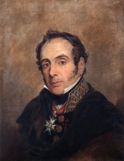 Portrait du Général Miguel Ricardo da Alava, soldat espagnol, 1821 - Jan Willem Pieneman