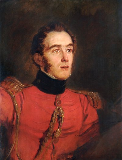 Portrait du Major-Général John Freemantle, soldat britannique - Jan Willem Pieneman