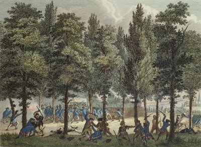 Les Marseillais sur les Champs-Élysées, 30 juin 1792, gravé par Reinier Vinkeles et Daniel Vrydag - Jan after Bulthuis