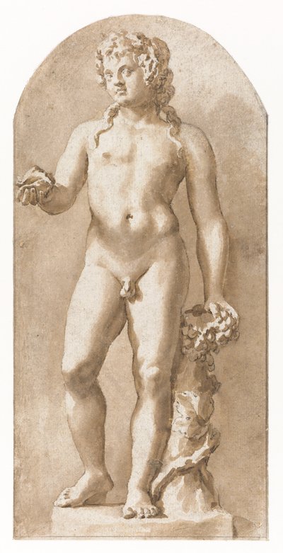 Jeune Bacchus debout - Jan de Bisschop