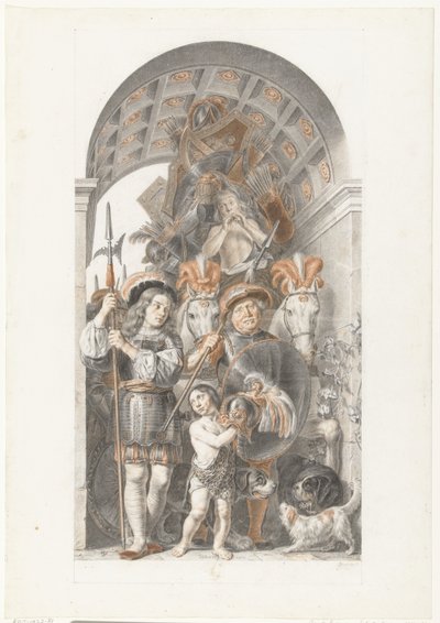 Triomphe allégorique pour le stathouder Frédéric-Henri - Jan de Bray