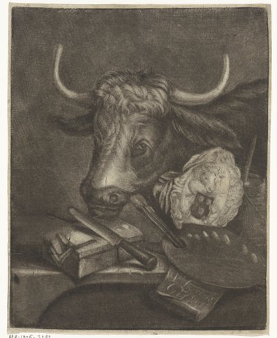 Attributs de la Guilde de Saint-Luc, 1735 - Jan de Groot