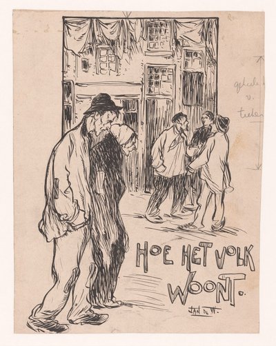 Comment le peuple vit - Jan de Waardt (signed by artist)