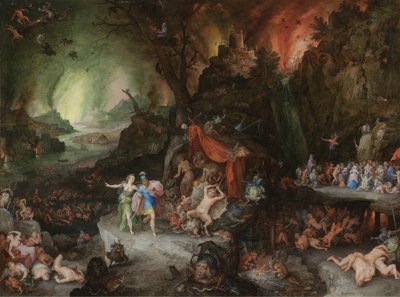 Énée et la Sibylle dans les Enfers, 1598 - Jan the Elder Brueghel