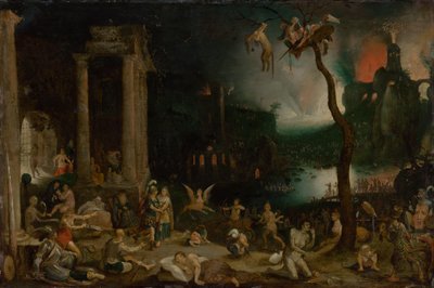 Énée et la Sibylle dans les Enfers, vers 1604 - Jan the Elder Brueghel