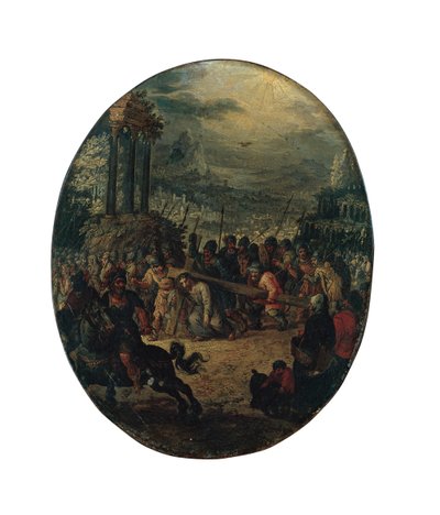 Le Christ sur le chemin du Calvaire - Jan the Elder Brueghel