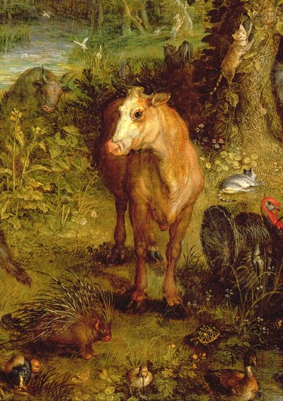 La Terre ou Le Paradis Terrestre (détail) - Jan the Elder Brueghel