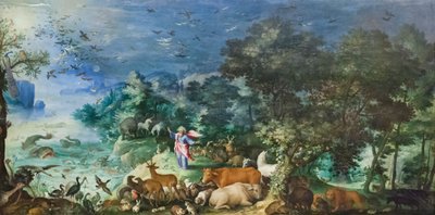 Paysage avec création des animaux - Jan the Elder Brueghel