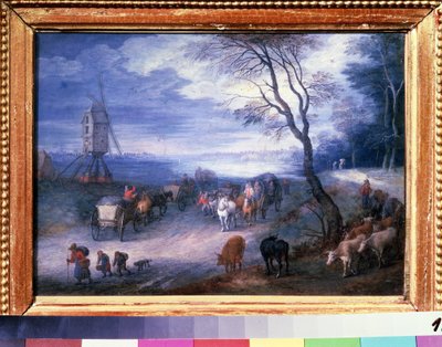 Paysage au moulin - Jan the Elder Brueghel