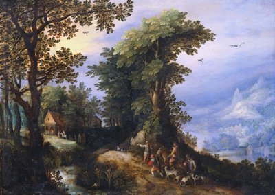 Retour de la chasse - Jan the Elder Brueghel