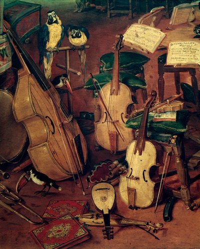 Cordes et perroquets, détail d