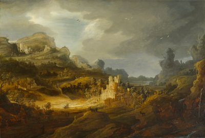 Paysage fantastique, vers 1643-1645 - Jan the Elder Lievens