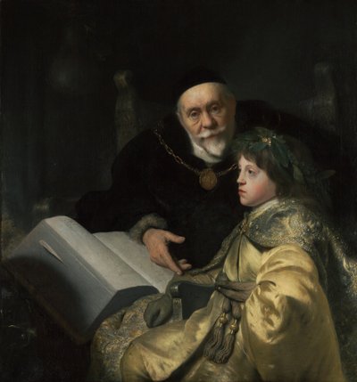 Prince Charles Louis du Palatinat avec son tuteur Wolrad von Plessen - Jan the Elder Lievens