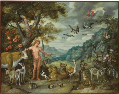 Adam nommant les animaux, de L