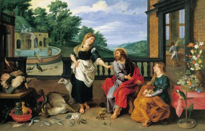 Le Christ dans la maison de Marthe et Marie - Jan Brueghel the Younger