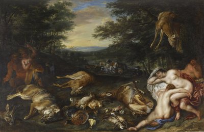 Diane et ses Nymphes après leur chasse, 1630-39 - Jan Brueghel the Younger