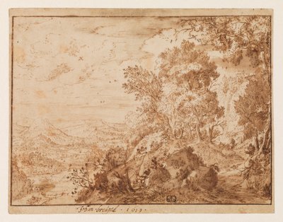 Paysage de colline, 1619 - Jan Brueghel the Younger