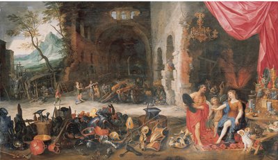 Vénus à la forge de Vulcain - Jan Brueghel the Younger
