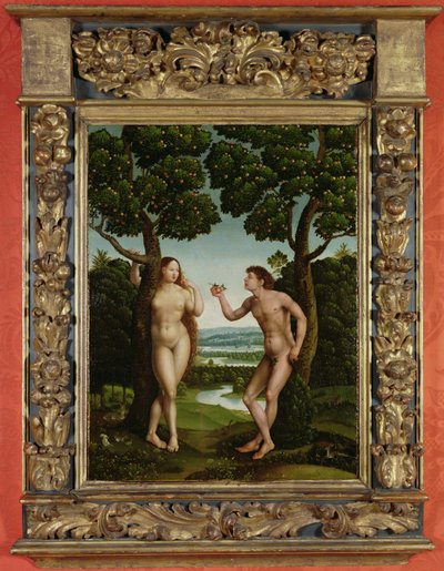Adam et Ève - Jan van (attr. to) Scorel