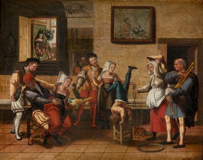 Scène de pub - Jan van Amstel