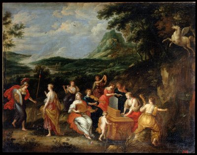 Pallas Athéna et les Muses, années 1630 - Jan van Balen