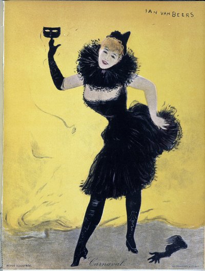 Carnaval, couverture de « Revue illustrée » - Jan van Beers