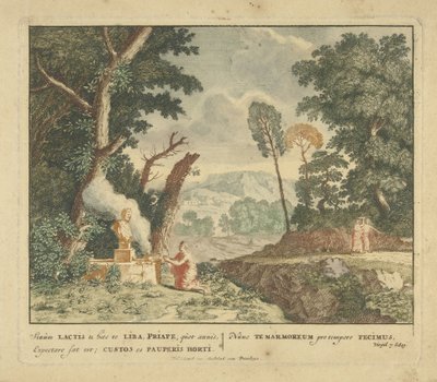 Une femme fait une offrande à Priape - Jan van Call (I)