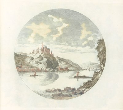 Vue du château Rheinfels sur le Rhin - Jan van Call (I)