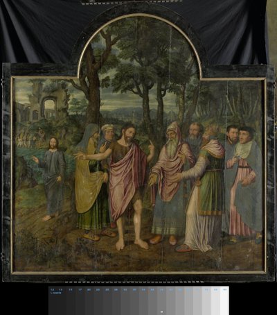 Triptyque avec des scènes de la vie de Saint Jean-Baptiste - Jan van Coninxloo (II)