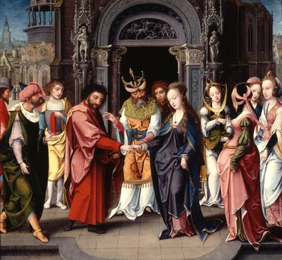 Le mariage de la Vierge - Jan van Dornicke