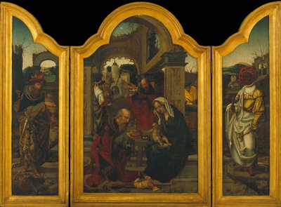Triptyque avec l