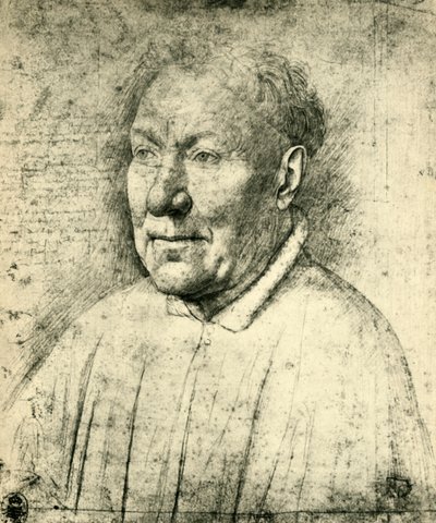Portrait du cardinal Niccolò Albergati, vers 1430, 1943 - Jan van Eyck