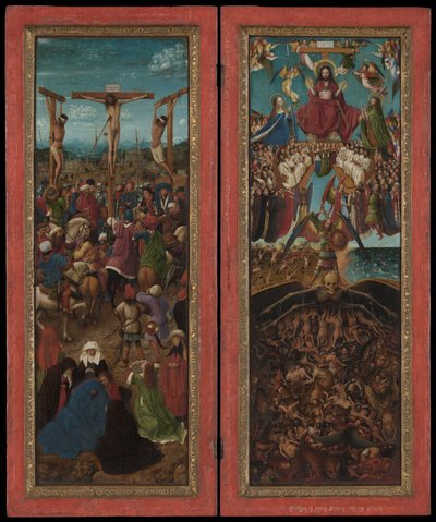 La Crucifixion, Le Jugement Dernier - Jan van Eyck