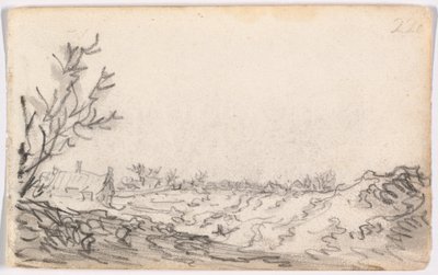 Un paysage de dunes - Jan van Goyen