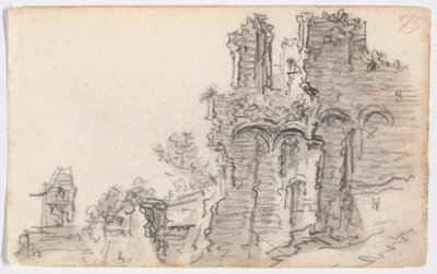 A Romanesque Ruin - Jan van Goyen