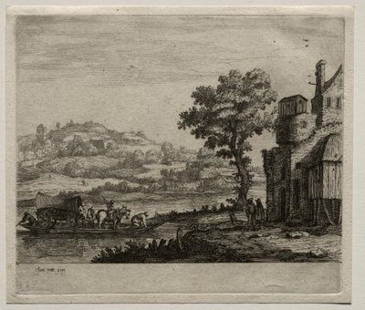 Le bac - Jan van Goyen
