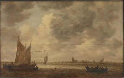 La rivière Oude Maas près de Dordrecht - Jan van Goyen